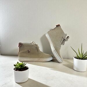 🍀🍂Polo by Ralph Lauren Beige Chukka Boots